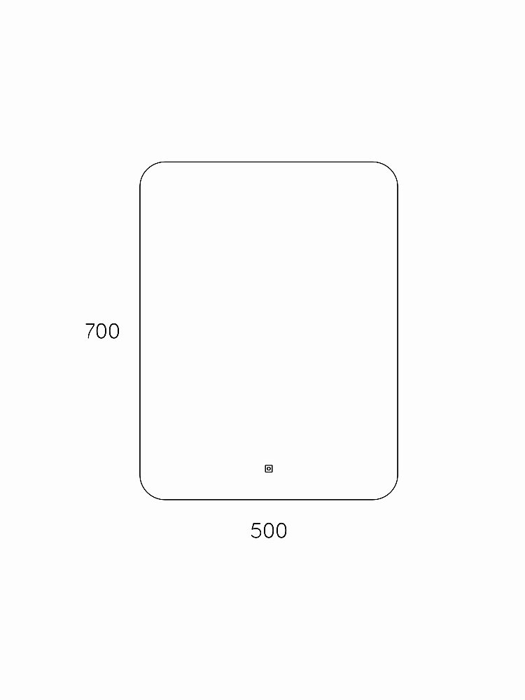 Зеркало Taliente Zled TA-Zled-B5070 50 в ванную от интернет-магазине сантехники Sanbest