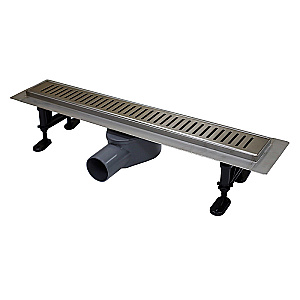 Душевой лоток Azario Stick 60 AZPP01-60 нержавеющая сталь купить в интернет-магазине Sanbest