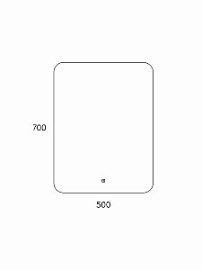 Зеркало Taliente Zled TA-Zled-B5070 50 в ванную от интернет-магазине сантехники Sanbest