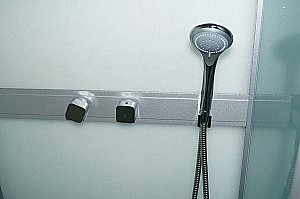 Душевая кабина Parly FQ811, ABS-пластик, матовое стекло, тропический душ купить в интернет-магазине Sanbest