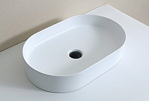 Раковина накладная Gid Lago 61 D1479 51203 белая купить в интернет-магазине Sanbest