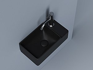 Раковина Ceramica Nova Element 39 CN5045MB черная матовая купить в интернет-магазине Sanbest