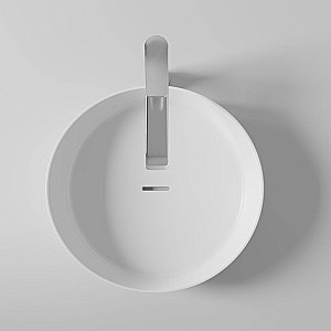 Накладная раковина CREAVIT Ruby 40 RB140-00MB42E-0000 жемчужно-белая матовая купить в интернет-магазине Sanbest