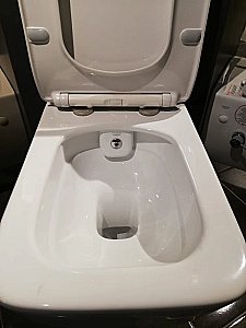 Унитаз Boheme Mirage 965-2 белый глянцевый, безободковый, с функцией биде купить в интернет-магазине Sanbest