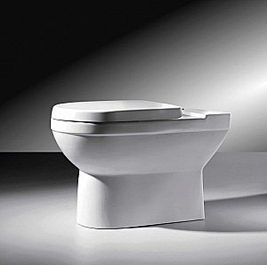 Унитаз-компакт Bravat NEW MOON CX01014UW с бачком, с крышкой микролифт купить в интернет-магазине Sanbest