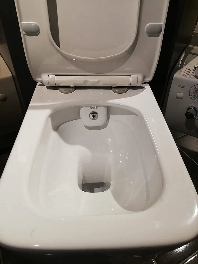 Унитаз Boheme Mirage 965-2 белый глянцевый, безободковый, с функцией биде купить в интернет-магазине Sanbest