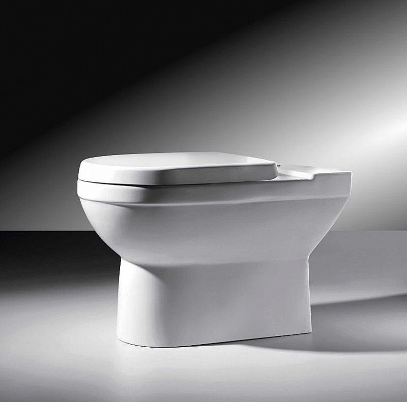 Унитаз-компакт Bravat NEW MOON CX01014UW с бачком, с крышкой микролифт купить в интернет-магазине Sanbest