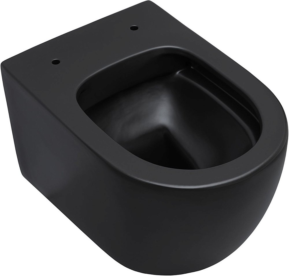 Унитаз подвесной Aquanet Rimless Cetus-BW BL-102N-WHT с крышкой микролифт, безободковый купить в интернет-магазине Sanbest