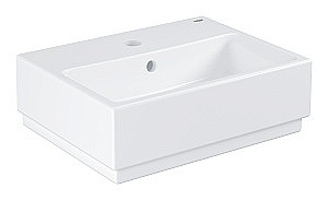 Раковина подвесная Grohe Cube Ceramic 45,5 3948300H белая купить в интернет-магазине Sanbest