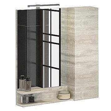 Зеркало со шкафом Comforty Верона 90 в ванную от интернет-магазине сантехники Sanbest