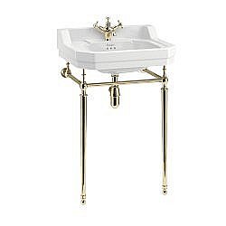 Консоль с раковиной Burlington Edwardian B4 1TH золото для ванной в интернет-магазине сантехники Sanbest