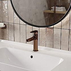 Смеситель для раковины WasserKRAFT Asphe 7700 7703 розовое золото купить в интернет-магазине сантехники Sanbest