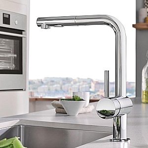 Кухонный смеситель Grohe Minta 30274000 купить в интернет-магазине сантехники Sanbest