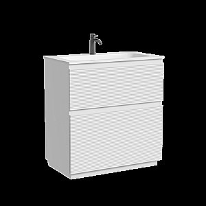 Тумба с раковиной Sancos FOLK Floor FL80FW/CN7012 80 Bianco для ванной в интернет-магазине Sanbest