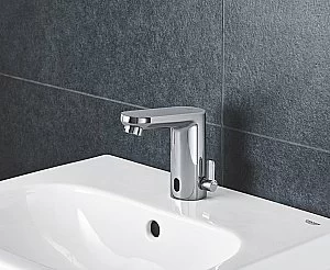 Раковина на полупьедестале Grohe Euro Ceramic альпин-белая купить в интернет-магазине Sanbest