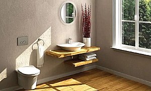 Раковина Creavit Moon 70 MO070.00000 белая купить в интернет-магазине Sanbest