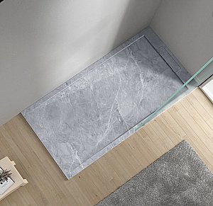 Душевой поддон Esbano ESP-LM128VG серый мрамор купить в интернет-магазине Sanbest