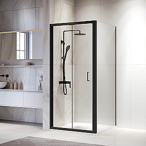 Душевой уголок RGW Passage PA-132B (PA-21B+Z-050-5B) 90 060813299-14 стекло прозрачное/профиль черный купить в интернет-магазине Sanbest