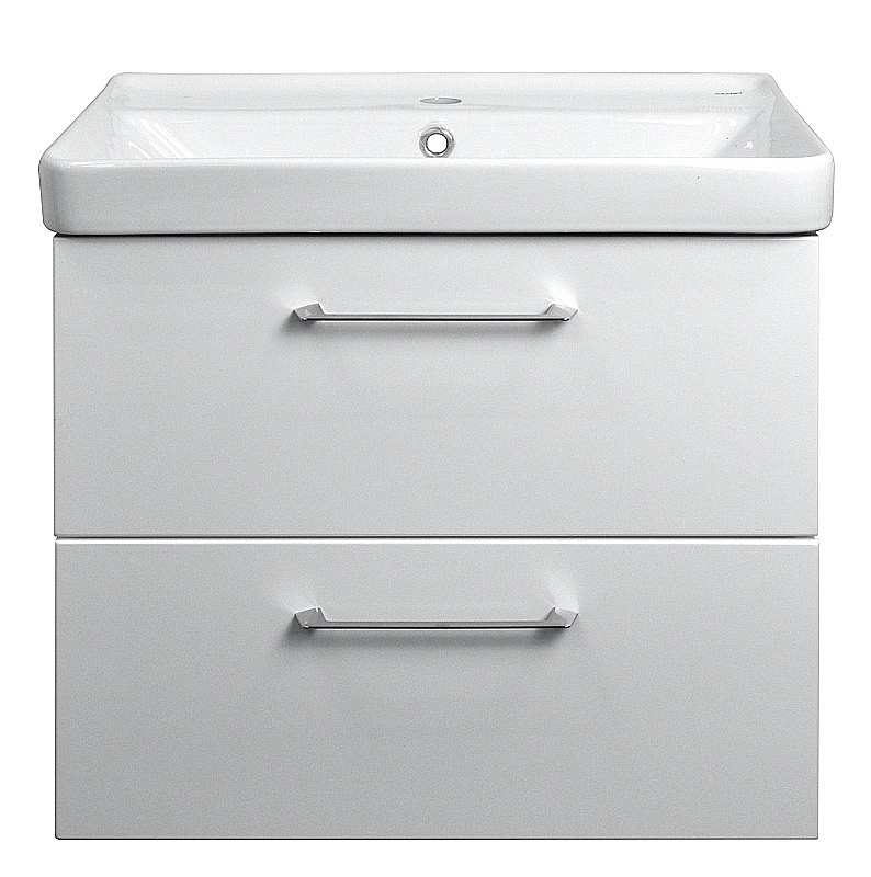 Тумба с раковиной Azario Ника 60 CS00080143 белая для ванной в интернет-магазине Sanbest