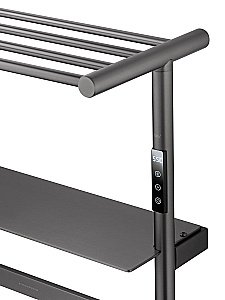 Полотенцесушитель электрический WONZON & WOGHAND DÜSSELDORF, Темный графит (WW-A208-GM) купить в интернет-магазине сантехники Sanbest