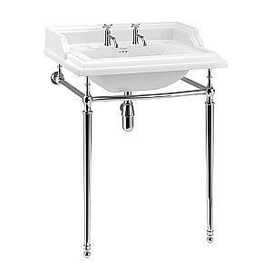 Консоль с раковиной Burlington Classic B15 2TH для ванной в интернет-магазине сантехники Sanbest