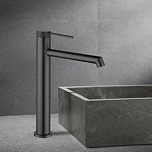 Смеситель для раковины Vincea Rim VBF-2RM2GM вороненая сталь купить в интернет-магазине сантехники Sanbest