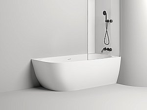 Ванна Salini Sofia Corner R S-Stone 170x85 102524MF RAL матовая купить в интернет-магазине Sanbest