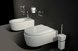 Ершик для туалета Bertocci Grace 142 7722 0000 белый/хром купить в интернет-магазине сантехники Sanbest