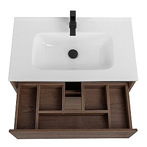 Тумба с раковиной BelBagno Kraft 800 Rovere Tabacco для ванной в интернет-магазине Sanbest