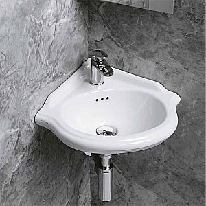 Раковина угловая Azzurra Jubilaeum 41 JUB35/AN bi*1 белая купить в интернет-магазине Sanbest