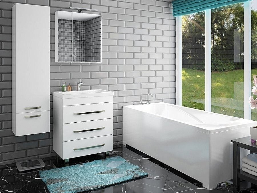 Зеркальный шкаф Эстет Монако 70 купить в интернет-магазине сантехники Sanbest