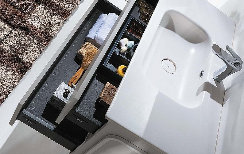 Тумба с раковиной Armadi Art Vallessi 100 кашемир для ванной в интернет-магазине Sanbest