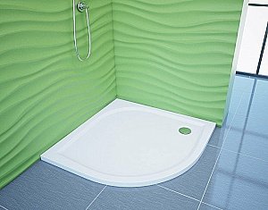 Душевой поддон Эстет Омега 90x90 белый купить в интернет-магазине Sanbest
