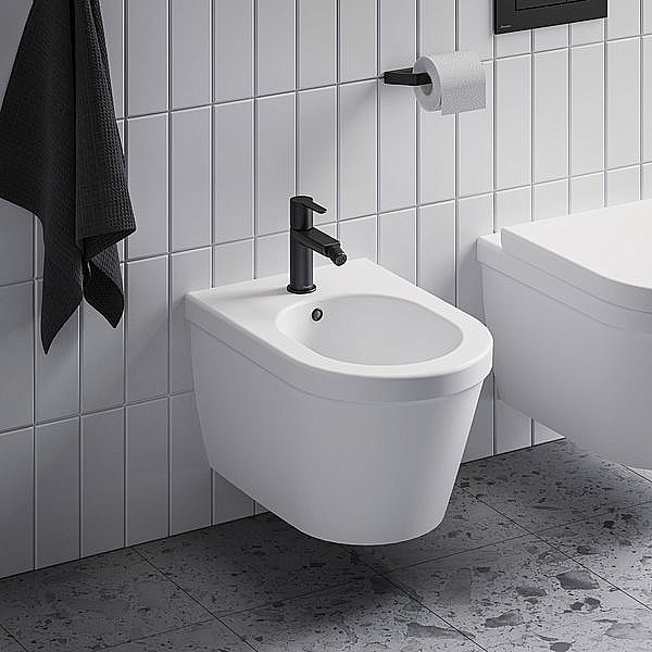 Смеситель для биде Ravak Puri X070189 черный матовый купить в интернет-магазине сантехники Sanbest