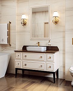 Тумба с раковиной Caprigo Metropol 125 13716.30 для ванной в интернет-магазине Sanbest