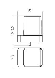 Дозатор мыла WONZON & WOGHAND, Черный (WW-5252-BL) купить в интернет-магазине сантехники Sanbest