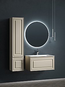 Тумба с раковиной Sancos Very VR80CE Beige Soft для ванной в интернет-магазине Sanbest