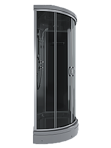Душевая кабина Erlit ER3512PL-C2-RUS_GRAY 120х80 стекло тонированное/профиль серебристый, левосторонняя купить в интернет-магазине Sanbest