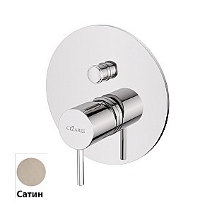 Смеситель для душа Cezares LEAF-VDIM-L-ST Сатин купить в интернет-магазине сантехники Sanbest