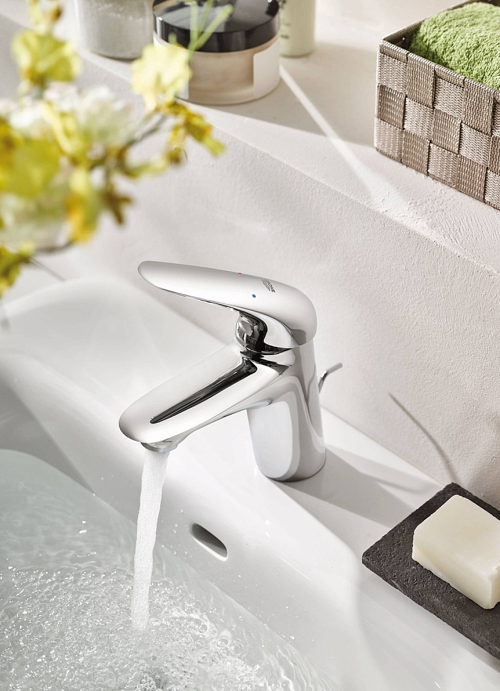 Смеситель для раковины Grohe Eurostyle 23707003 хром купить в интернет-магазине сантехники Sanbest