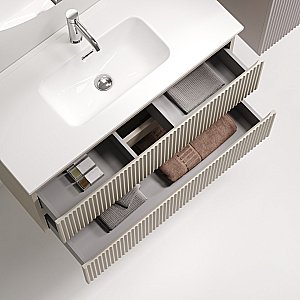 Тумба с раковиной Sancos Snob R SNR90/39CE/CN7030 Beige Soft для ванной в интернет-магазине Sanbest