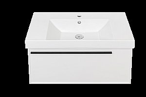 Тумба с раковиной LA FENICE Elba Bianco 80 белая для ванной в интернет-магазине Sanbest