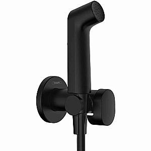 Гигиенический душ Hansgrohe Bidette 29232670S Set HG с внутренней частью, черный матовый купить в интернет-магазине сантехники Sanbest