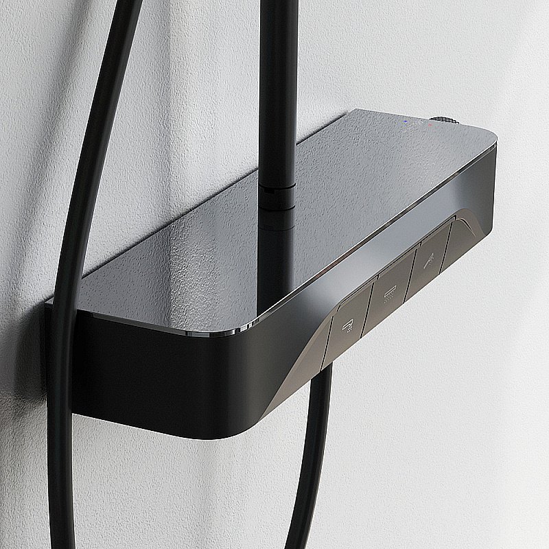 Душевая система AM.PM Func F078F322 черная купить в интернет-магазине сантехники Sanbest