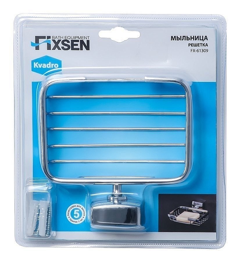 Мыльница FIXSEN KVADRO FX-61309 купить в интернет-магазине сантехники Sanbest