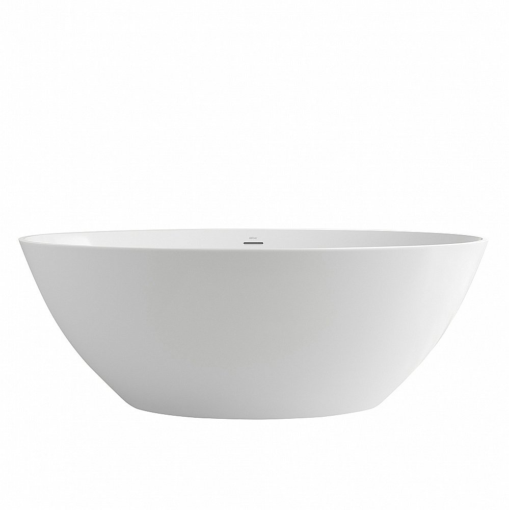 Ванна акриловая Abber 165х90 AB9249-1.6 белая купить в интернет-магазине Sanbest