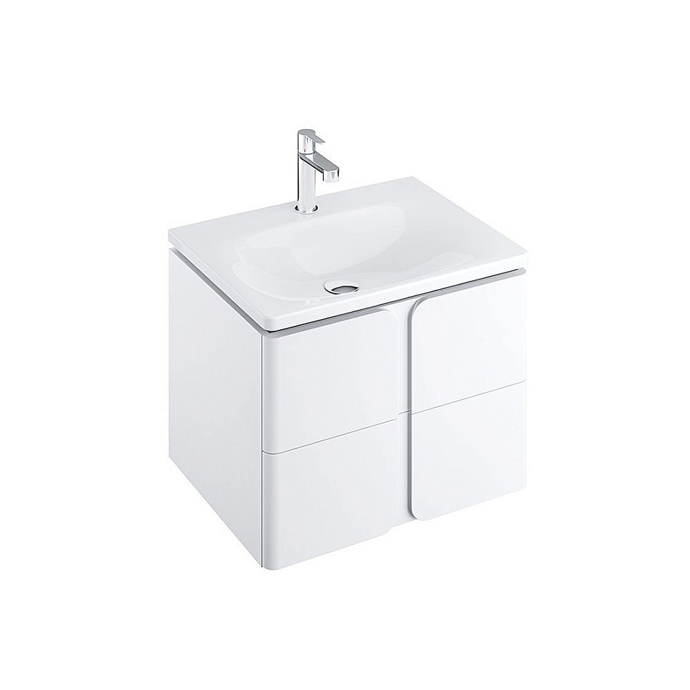 Тумба с раковиной Ravak BALANCE X000001366 60 белая для ванной в интернет-магазине Sanbest