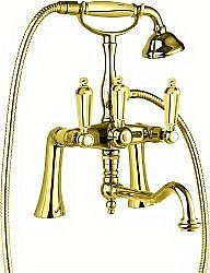 Смеситель для ванны Cezares FIRST-PBV2-03/24-M золото купить в интернет-магазине сантехники Sanbest