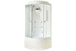 Душевая кабина Royal Bath RB90BK2-M 90x90 профиль белый/стекло матовое купить в интернет-магазине Sanbest