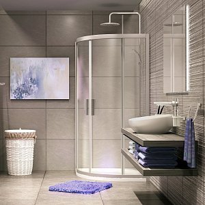 Душевой уголок WasserKRAFT Lippe 45S01 90x90 купить в интернет-магазине Sanbest